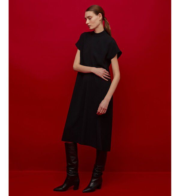 BEIGE,「AMELOT / モックネックドレス」|ワンピース|