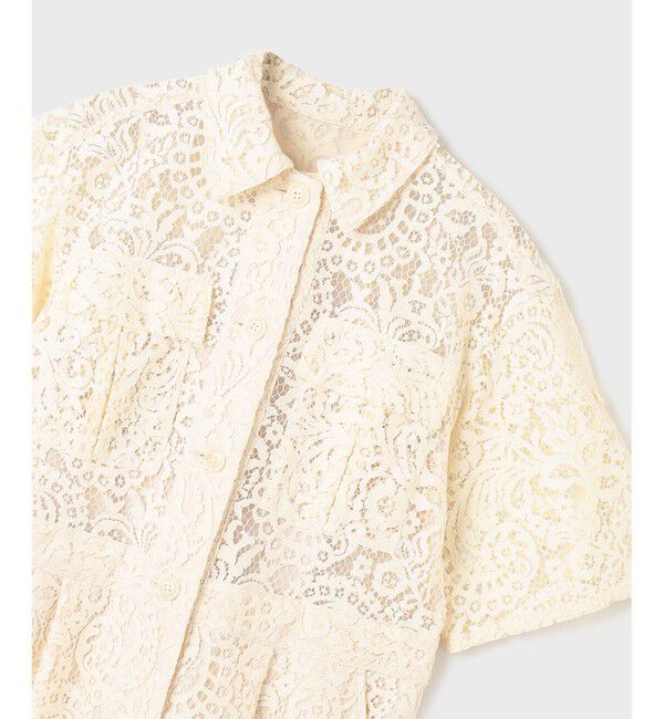 GRACE CONTINENTAL「コードレースジャンプスーツ」|オールインワン|