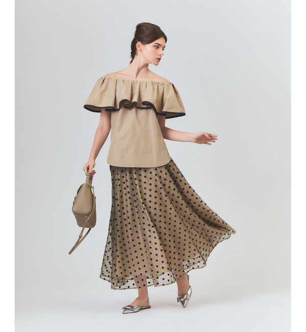 Grace Class「ラッフルトリミングブラウス」|シャツ・ブラウス|