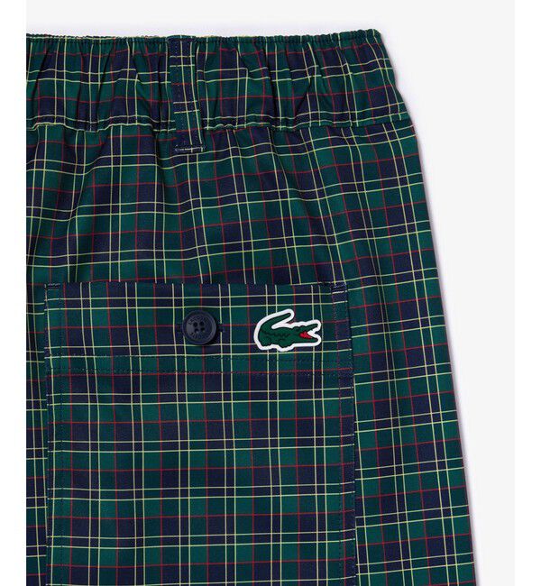 LACOSTE「ウルトラドライチェックゴルフショーツ」|スポーツ|