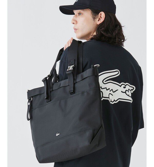 LACOSTE「コメ PCポケットラージトートバッグ」|トートバッグ|