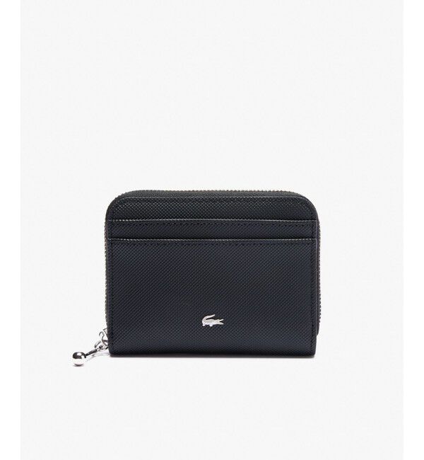 LACOSTE「デイリーシティ スモールジップウォレット」|コインケース|ブラック