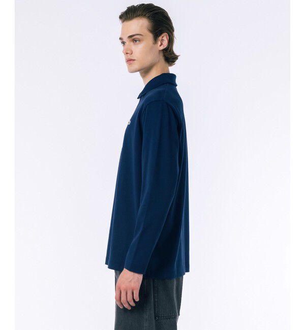 LACOSTE「裏パイルハーフジップ ポロシャツ」|ポロシャツ|