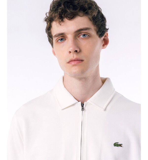 LACOSTE「裏パイルハーフジップ ポロシャツ」|ポロシャツ|