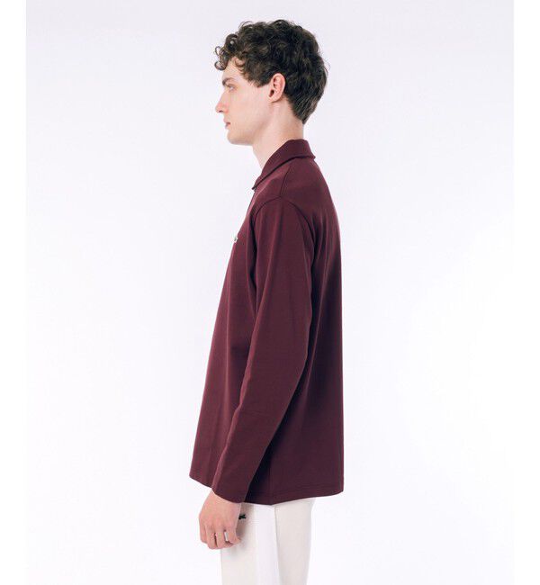 LACOSTE「裏パイルハーフジップ ポロシャツ」|ポロシャツ|
