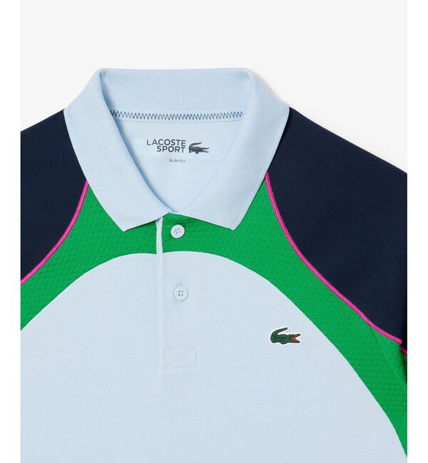 LACOSTE「配色パネルテニスポロシャツ」|ポロシャツ|