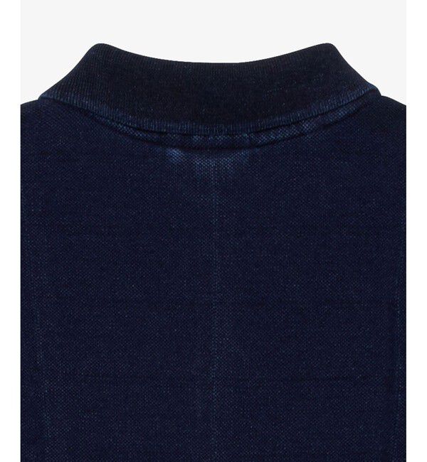 LACOSTE「インディゴノースリーブポロドレス / マキシ丈」|ワンピース|