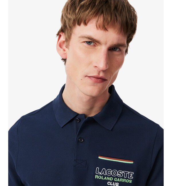 LACOSTE「ローラン・ギャロスコラボ アンパイアポロシャツ」|ポロシャツ|