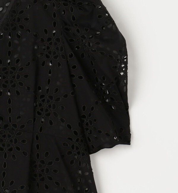 NOLLEY'S「《セットアップ対応》Brocheレース パワショル半袖ブラウス」|シャツ・ブラウス|