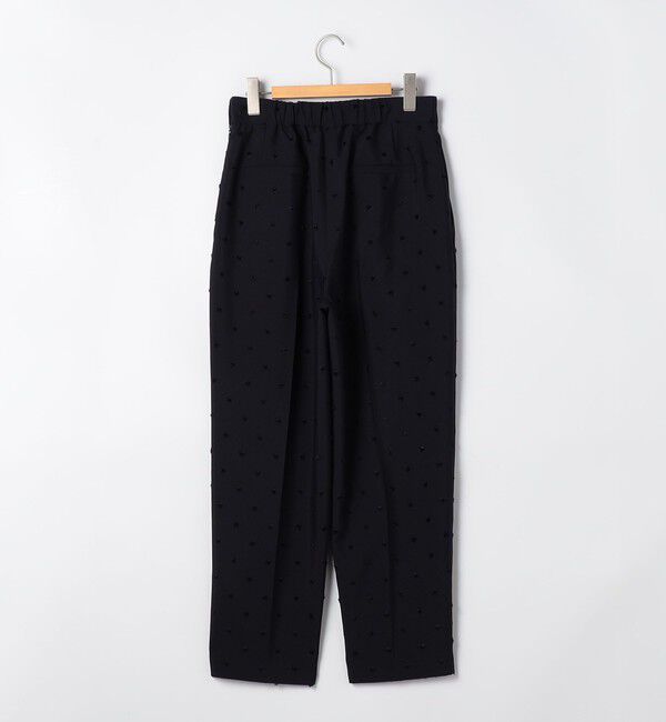 NOLLEY'S「《セットアップ対応》ウォッシャブルドットツッキリツータックテーパードパンツ」|その他|