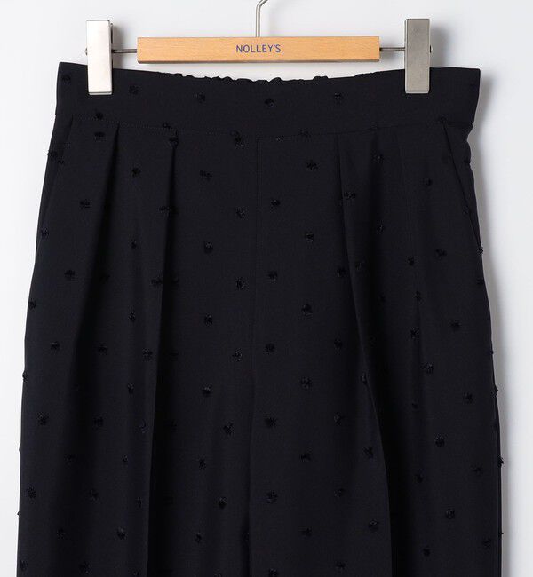 NOLLEY'S「《セットアップ対応》ウォッシャブルドットツッキリツータックテーパードパンツ」|その他|