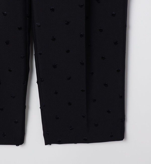 NOLLEY'S「《セットアップ対応》ウォッシャブルドットツッキリツータックテーパードパンツ」|その他|