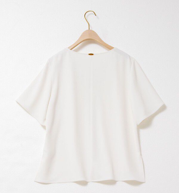 NOLLEY'S sophi「《セットアップ対応》ツイルVタックブラウス」|シャツ・ブラウス|