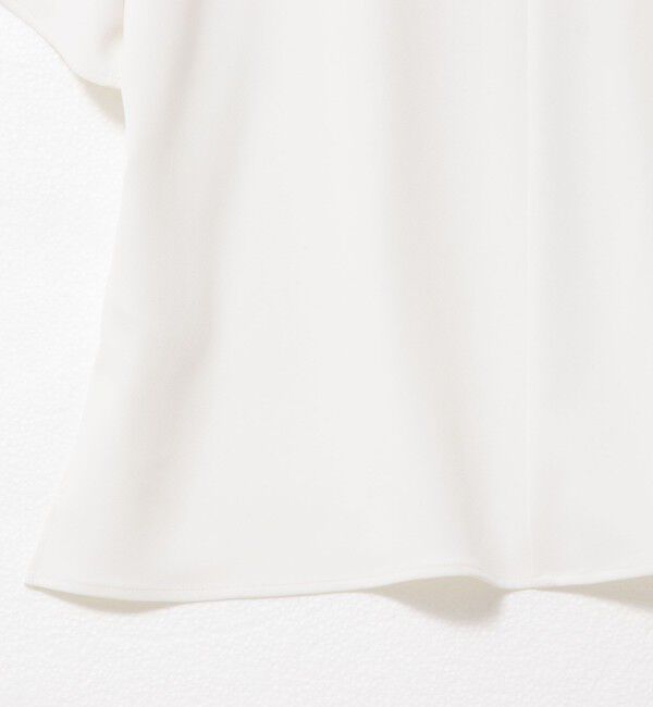 NOLLEY'S sophi「《セットアップ対応》ツイルVタックブラウス」|シャツ・ブラウス|