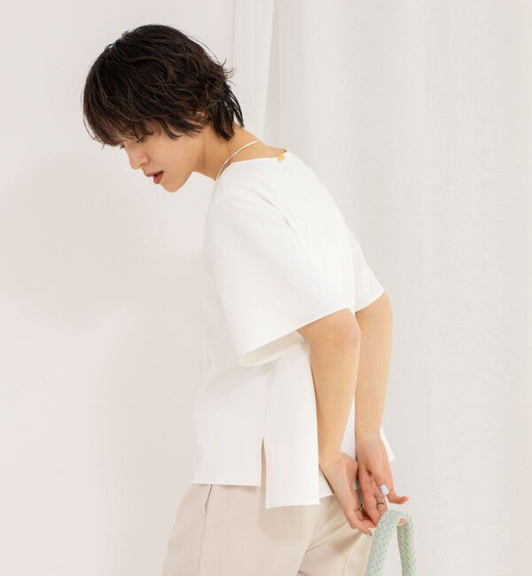 NOLLEY'S sophi「《セットアップ対応》ツイルVタックブラウス」|シャツ・ブラウス|