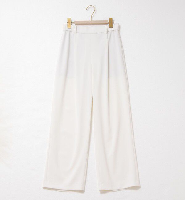 NOLLEY'S sophi「《セットアップ対応》ウォッシャブルツイルイージータックワイドパンツ」|その他|