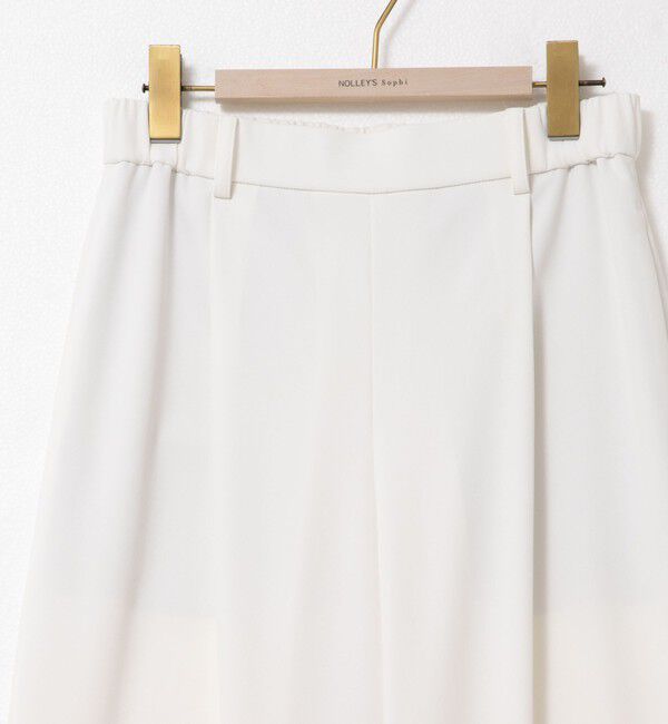 NOLLEY'S sophi「《セットアップ対応》ウォッシャブルツイルイージータックワイドパンツ」|その他|