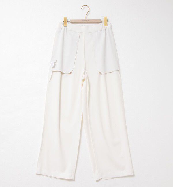 NOLLEY'S sophi「《セットアップ対応》ウォッシャブルツイルイージータックワイドパンツ」|その他|