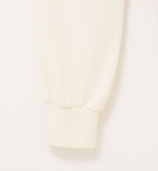 Rie Miller「《セットアップ対応》《手洗い可能》ダンボールジョーゼット裾リブジョガーパンツ」|チノ|