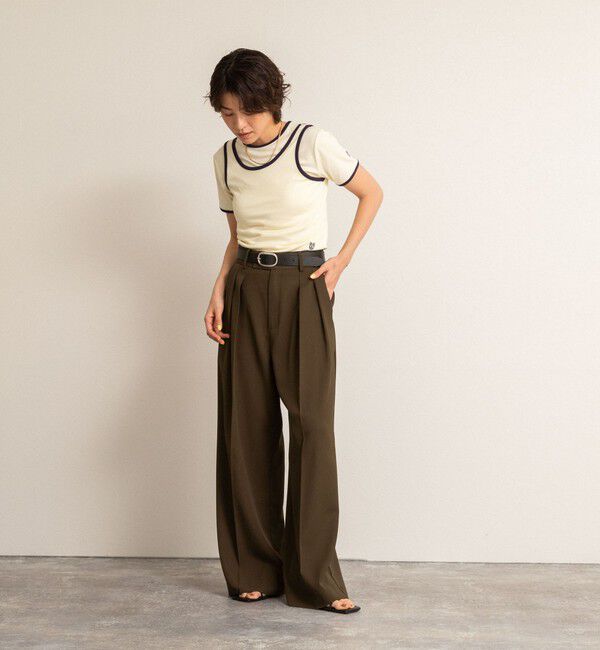 NOLLEY'S「【MAQWEL/マクウェル】リンガーリブタンクトップ」|タンクトップ|