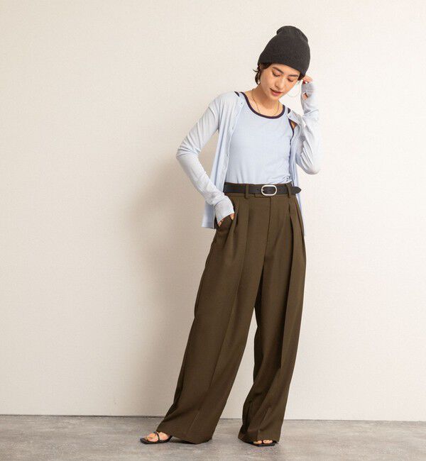 NOLLEY'S「【MAQWEL/マクウェル】リンガーリブタンクトップ」|タンクトップ|