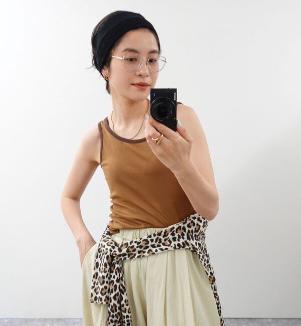 NOLLEY'S「【MAQWEL/マクウェル】リンガーリブタンクトップ」|タンクトップ|