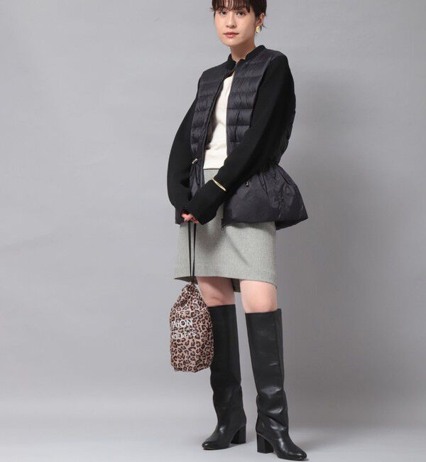 TAION/タイオン】別注ニットコンビダウンジャケット（NOLLEY'S