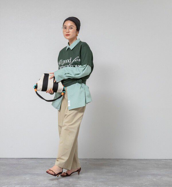 MAQWEL「【MAQWEL/マクウェル】ウォッシャブルAgfT T-SHIRT」|Tシャツ・カットソー|