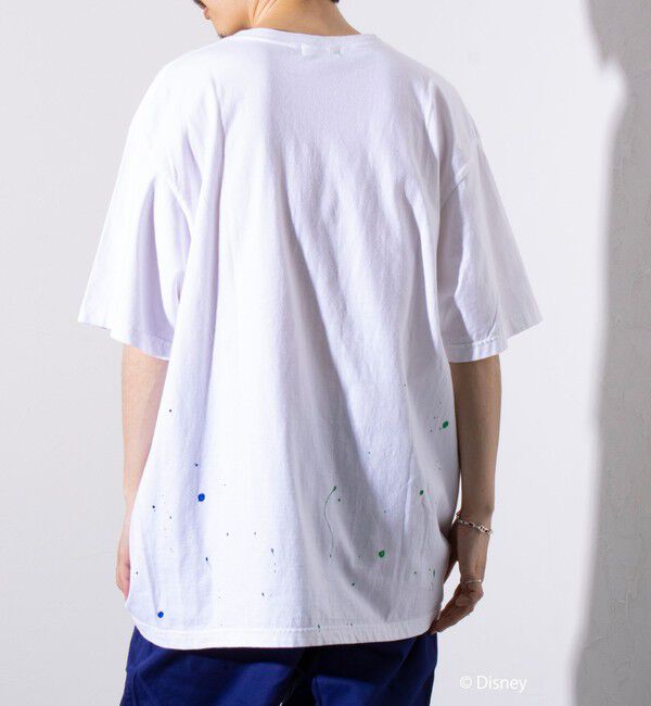 GLOSTER「【GOOD ROCK SPEED】別注ペンキ/ダメージ加工/ミッキー/MICKEY/ Tシャツ」|Tシャツ・カットソー|