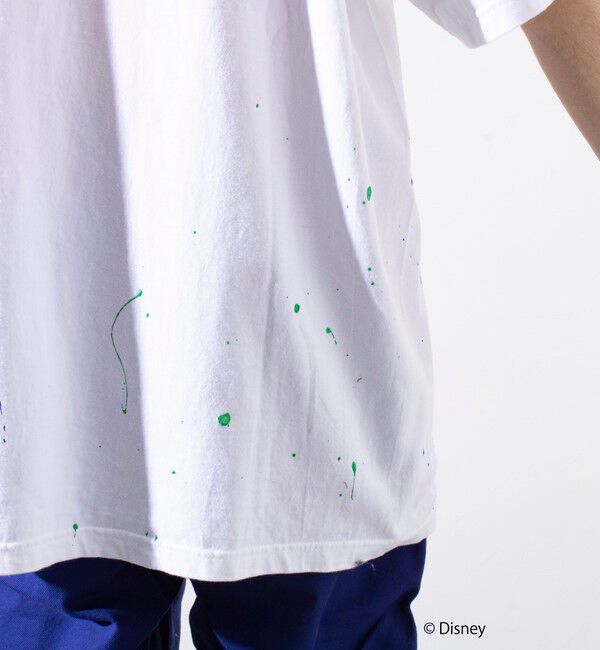 GLOSTER「【GOOD ROCK SPEED】別注ペンキ/ダメージ加工/ミッキー/MICKEY/ Tシャツ」|Tシャツ・カットソー|