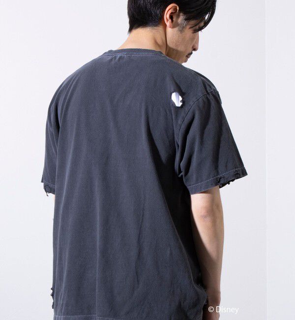 GLOSTER「【GOOD ROCK SPEED】別注ペンキ/ダメージ加工/ミッキー/MICKEY/ Tシャツ」|Tシャツ・カットソー|