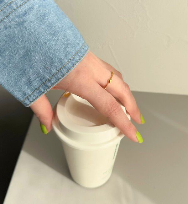 fredy emue「【by daisy/バイデイジー】SV925プチハートリング」|リング|