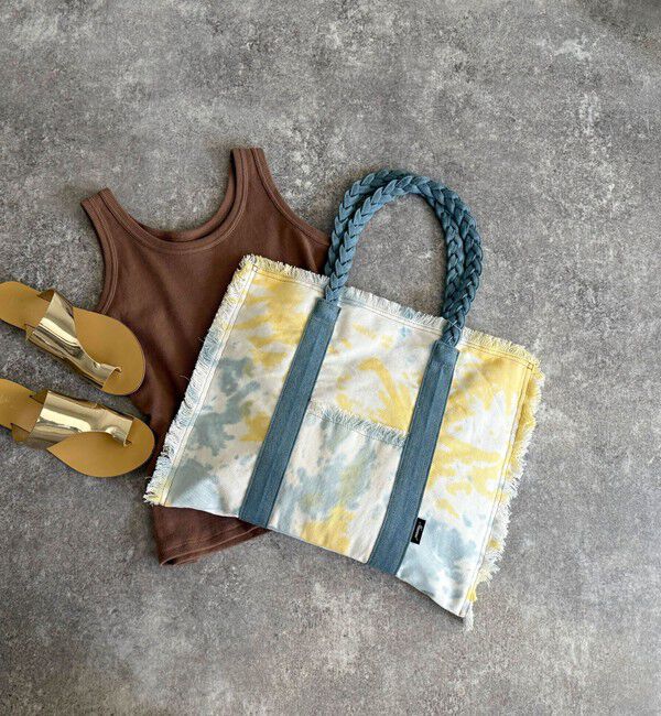 fredy emue「デニムムラ染めトートバッグ」|トートバッグ|