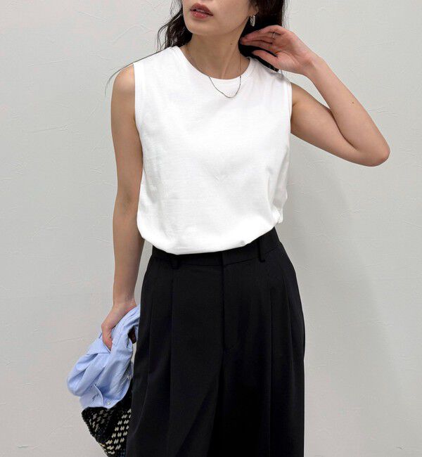 fredy emue「シルケットノースリーブインナー」|タンクトップ|