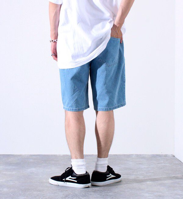 GLOSTER「【GLOSTER/グロスター】イージーデニムショーツ／USEDライク ハーフパンツ」|その他|