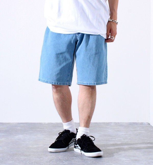 GLOSTER「【GLOSTER/グロスター】イージーデニムショーツ／USEDライク ハーフパンツ」|その他|