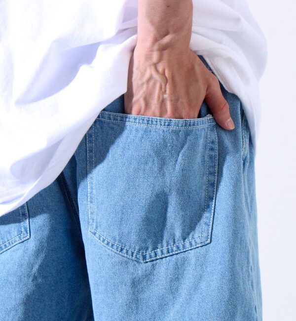 GLOSTER「【GLOSTER/グロスター】イージーデニムショーツ／USEDライク ハーフパンツ」|その他|