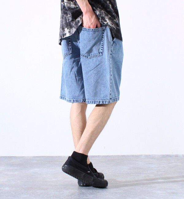 GLOSTER「【GLOSTER/グロスター】イージーデニムショーツ／USEDライク ハーフパンツ」|その他|