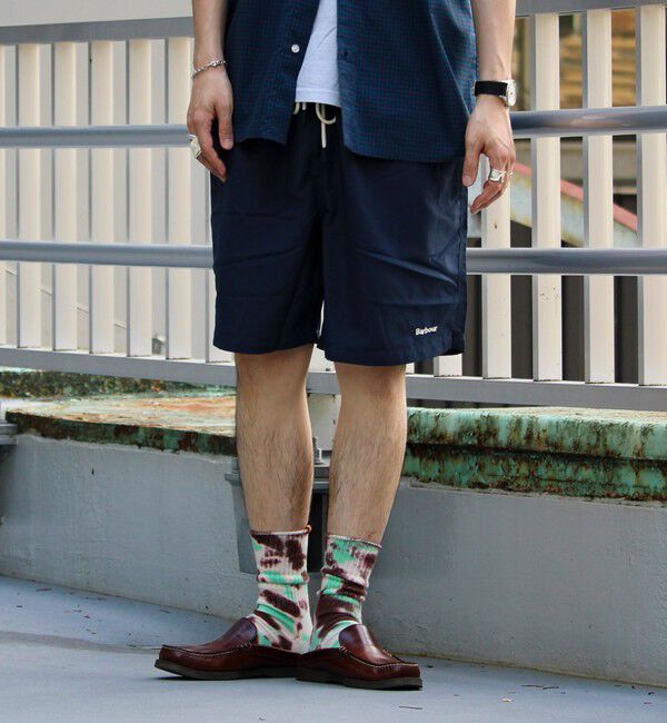 GLOSTER「【BARBOUR/バブアー】staple logo 7 swim short ロゴ スイムショーツ」|その他|