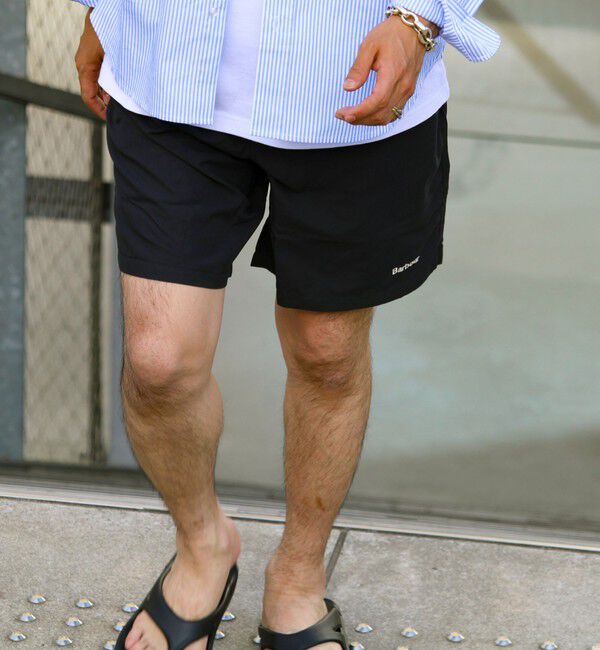 GLOSTER「【BARBOUR/バブアー】staple logo 7 swim short ロゴ スイムショーツ」|その他|