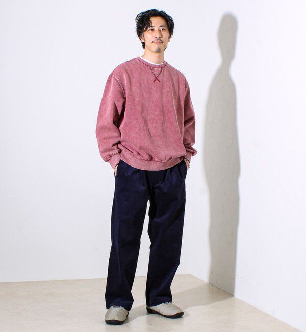 GLOSTER「【雪の色ムラ】カラフルスノーパウダー裏起毛スウェット」|スウェット・ジャージ|