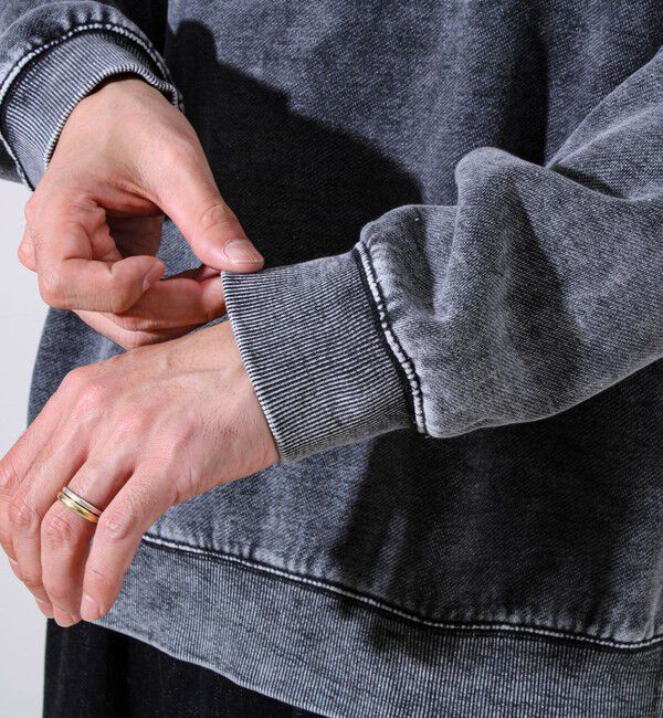 GLOSTER「【雪の色ムラ】カラフルスノーパウダー裏起毛スウェット」|スウェット・ジャージ|