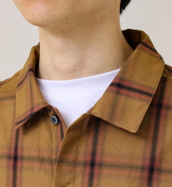 GLOSTER「【奥行きのある色合い】オンブレチェック ロングスリーブシャツ」|シャツ・ブラウス|