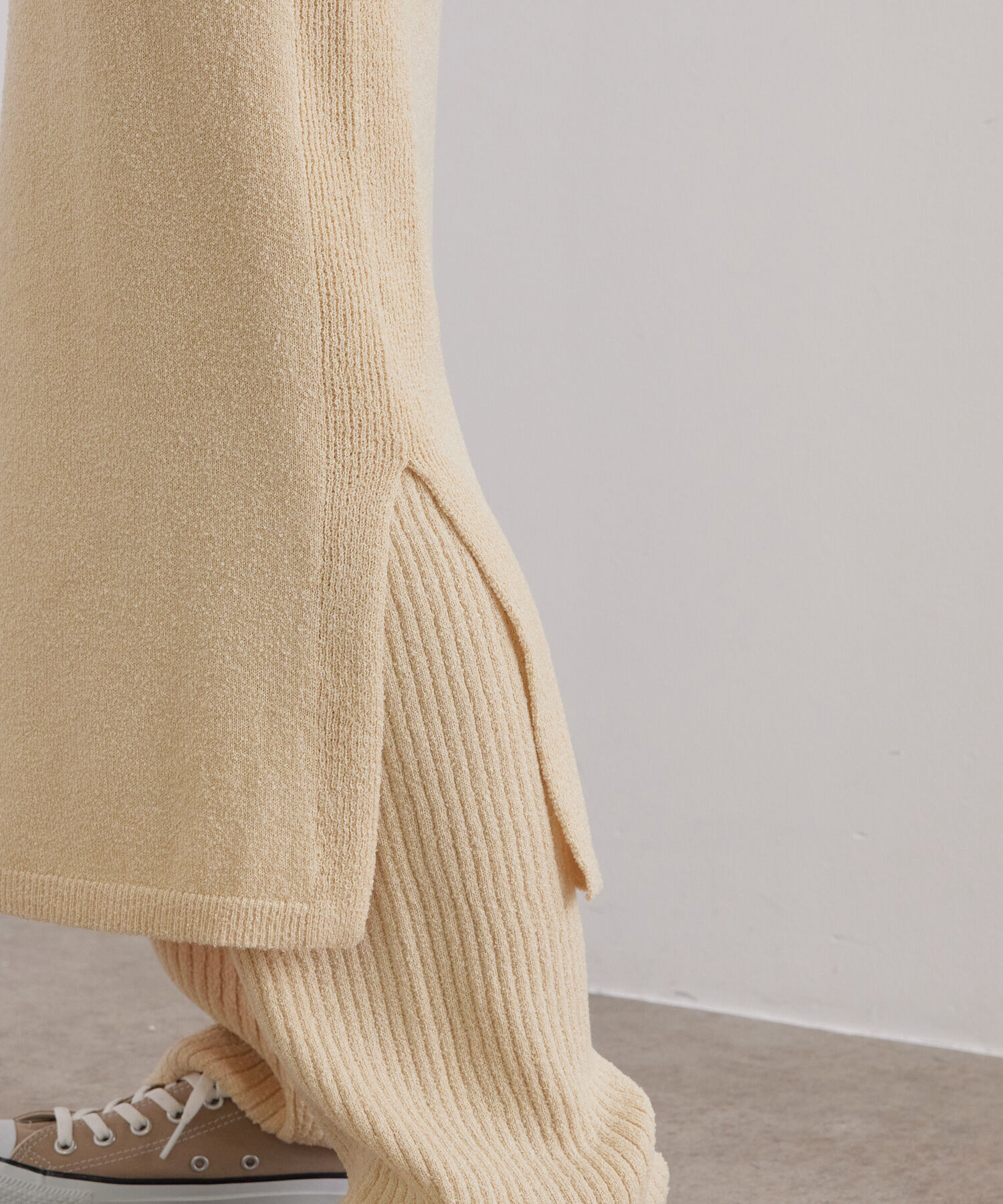 SALON adam et rope'「<春まで使える>[2点セット]スリットスカート＆パンツセット」|スカート|