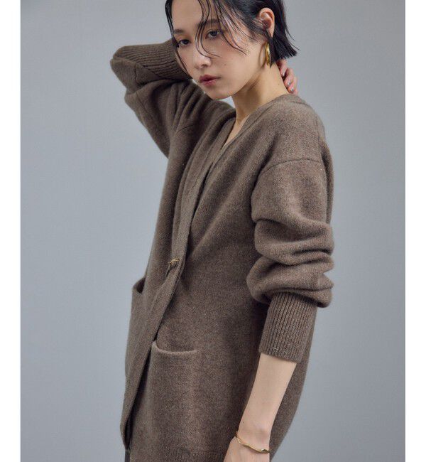 SALON adam et rope'「Starry sky Knit スパンコールVネックカーディガン」|カーディガン|