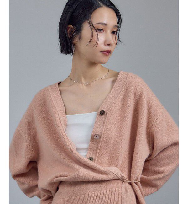 SALON adam et rope'「Starry sky Knit スパンコールVネックカーディガン」|カーディガン|