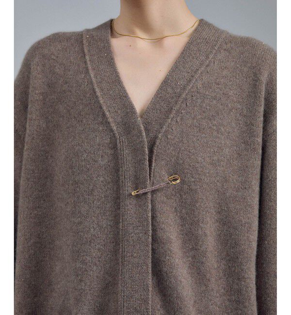 SALON adam et rope'「Starry sky Knit スパンコールVネックカーディガン」|カーディガン|