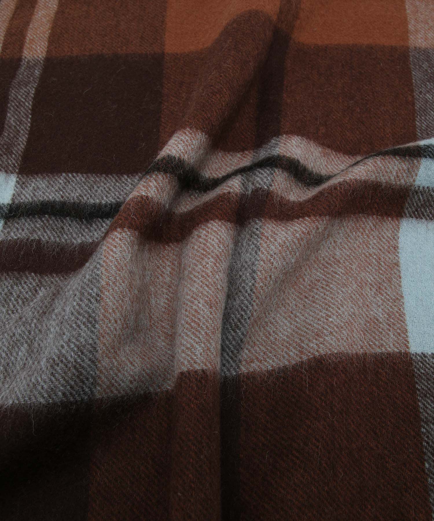 ROPE「ウールチェックストール」|ストール|