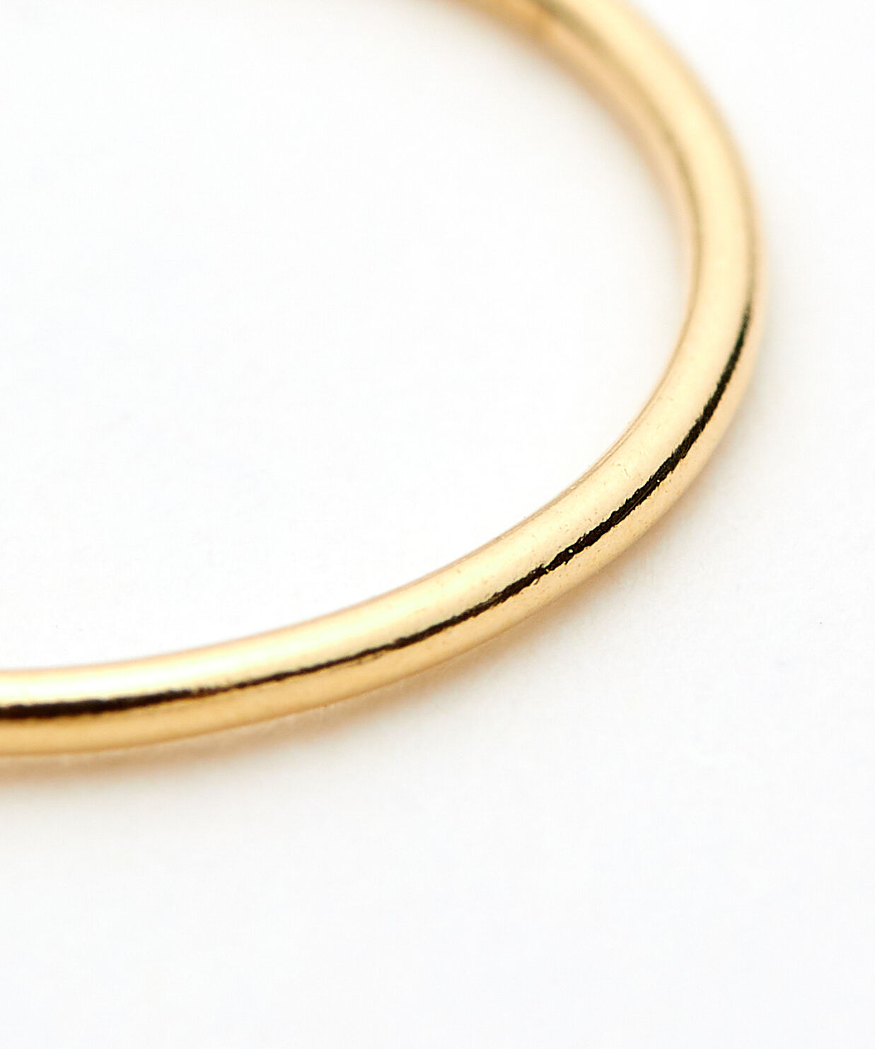 ROPE「【R（ロペ アール）】 K10 プレーンピンキーリング」|リング|