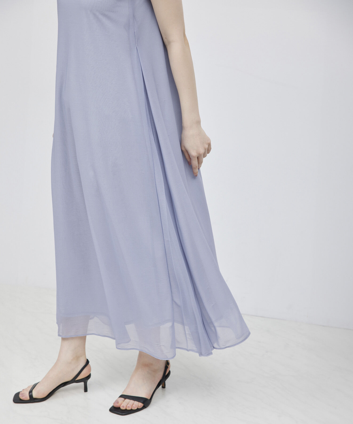 ROPE「【新色追加】エスパンディサイドプリーツワンピース【WEB限定/一部店舗限定】【メディア掲載】」|ワンピース|